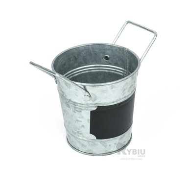 MACETA DECORATIVA EN MODELO CUBO PLATEADO Y+GIFT MINIAGENDA