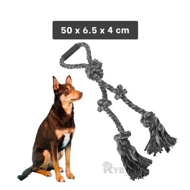 SOGA PERROS MA31364 CORDON VERSATIL ROJO + LIGAS REGALO RYBIU
