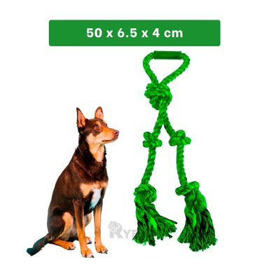 JUGUETE PERROS MA31367 VERSATIL VERDE + LIGAS REGALO RYBIU