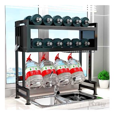 SET ESCURRIDOR RYBIU HO32431 NEGRO UTENSILIOS + REGALO STICKERS