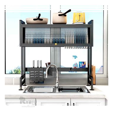 SET ESCURRIDOR RYBIU HO32431 NEGRO RESISTENTE PLATOS + REGALO AGENDITA