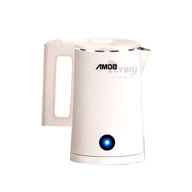 JARRON ELECTRICO RYBIU BM-150A18 1800ML EN COLOR BLANCO + REGALO STICKERS