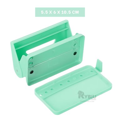 MAQUINA DE PERFORADO DE COLOR VERDE AGUA Y+LIGAS DE REGALO