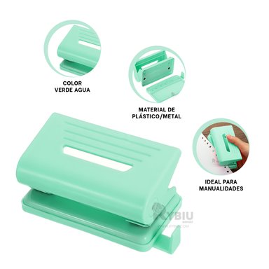 BROCA TRANSPORTABLE DE COLOR VERDE AGUA Y+REGALO STICKERS