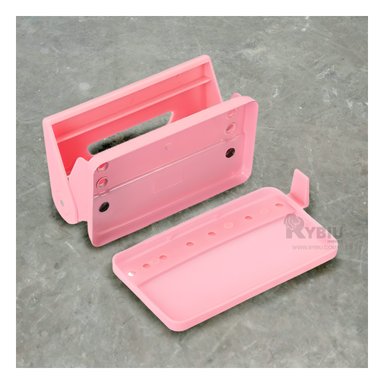 MAQUINA PARA HACER HUECO EN TONO ROSADO Y+POST-IT ADHESIVOS