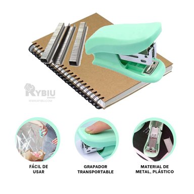 GRAPADORA RYBIU LI29566 PRECISA HOJAS EN VERDE AGUA + PAPEL REGALO