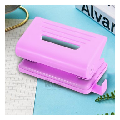 MAQUINA PARA HOJA BOND EN TONO LILA Y+BANDERITAS ADHESIVAS