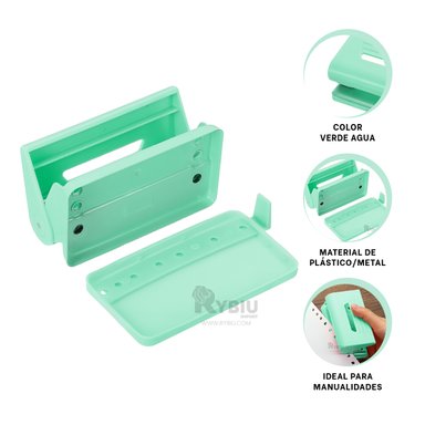 BROCA DURA Y PERFECTA DE COLOR VERDE AGUA Y+GIFT MINIAGENDA