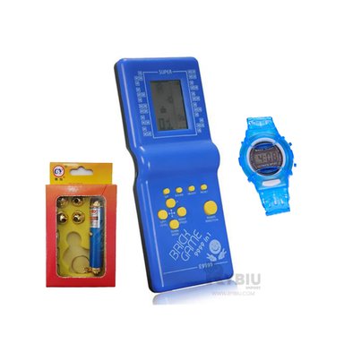 JUEGO PORTATIL CON ACCESORIOS EN AZUL Y+GIFT MINIAGENDA