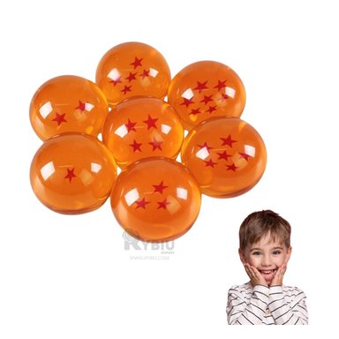 EMPAQUE DE DRAGON BALL Z NARANJA Y+BANDERITAS ADHESIVAS - 4