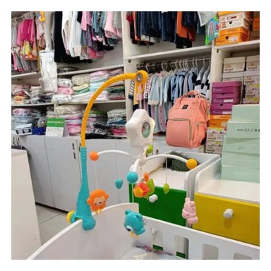 ACCESORIO MUSICAL PARA CUNA DE BEBES CON LUCES Y SONIDOS RELAJANTES
