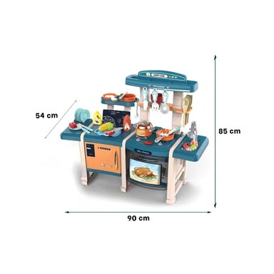 ESPACIO DE COCINA PARA INFANTES CON ACCESORIOS Y PIEZAS PARA RECREACION Y+LIGAS REGALO - 4