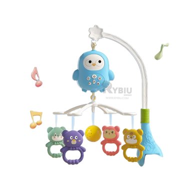 ARCO DE COCHECITO CON JUGUETES COLGANTES EN MULTICOLOR