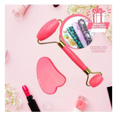 MASAJEADOR RYBIU FACIAL BE32665 BONITO ROSADO + PAPEL REGALO