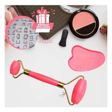 MASAJEADOR RYBIU FACIAL BE32665 VERANO ROSADO + REGALO STICKERS