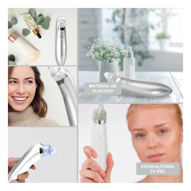 ASPIRADOR PORTATIL BLANCO PARA LIMPIEZA DE POROS Y+LIGAS REGALO - 5