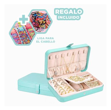 SET ESTUCHE RYBIU BE32248 CELESTE MUY HERMOSO COMODO + LIGAS REGALO