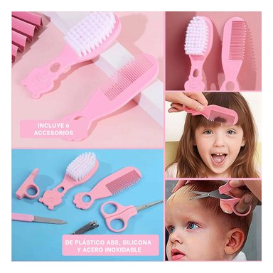 SET RYBIU ELEGANTE NIÑOS ROSADO + LIGAS REGALO - 5