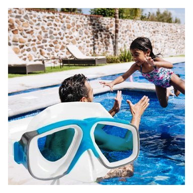 GAFAS RYBIU 55975 CON VISION PANORAMICA Y UTIL + GIFT STICKERS CELESTE