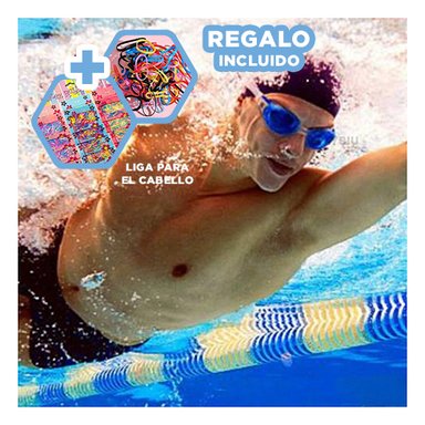 MASCARA ERGONOMICA RYBIU MG-590 AZUL + REGALO LIGAS PEINAR