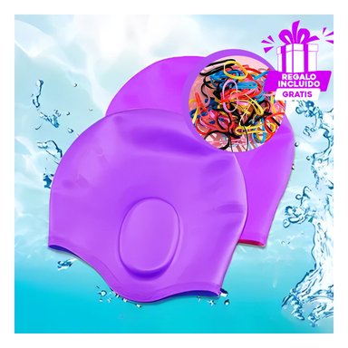 CASCO RYBIU MG-ED06 PRACTICO + REGALO LIGAS PEINAR LILA