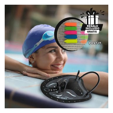 MITOL RYBIU W-200M AZUL UTIL NADAR RAPIDO NEGRO + BANDERITAS ADHESIVAS