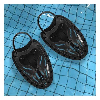 GUANTE RYBIU W-200M AZUL NADAR MANERA COMODA NEGRO + GIFT STICKERS - 4