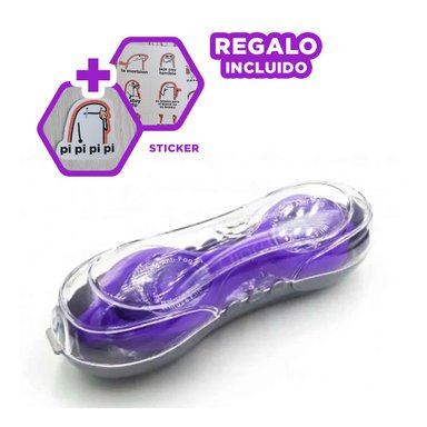 GAFAS RYBIU MG-1600 IDEAL CLASES NATACION + REGALO STICKERS MORADO