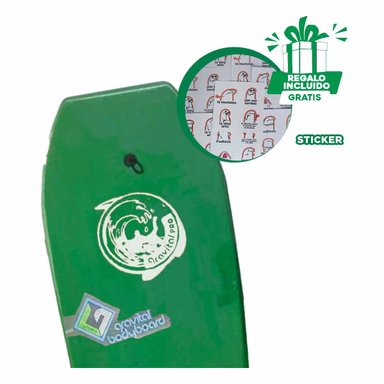 FLOTADOR NATACIÓN RYBIU GR-41 PRACTICA Y A VERDE + REGALO STICKERS