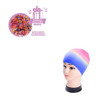 BIRRETE RYBIU MG-SC-4602 ALTA CALIDAD ROSADO + REGALO LIGAS PEINAR