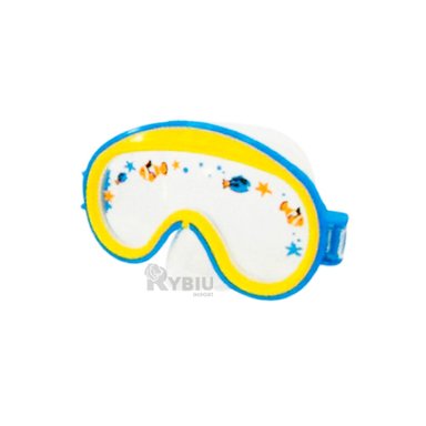 GAFAS RYBIU 55911NP INFANTILES UTIL PISCINA + REGALO STICKERS AZUL