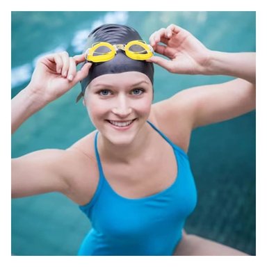 LENTES RYBIU 55602 NATACION PRINCIPIANTES AMARILLO