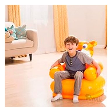 SOFA RYBIU 68556NP SUAVE PARA PEQUES EN ANARANJADO + PAPEL REGALO