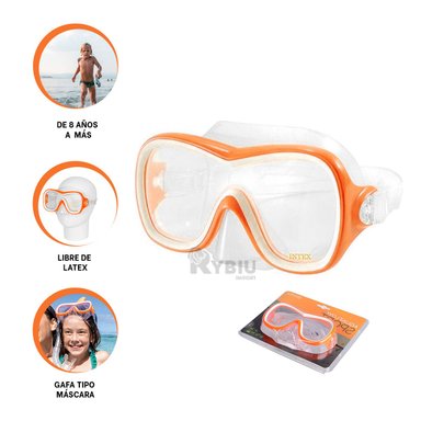 LENTES RYBIU 55978 PRACTICOS ANARANJADO + PAPEL REGALO
