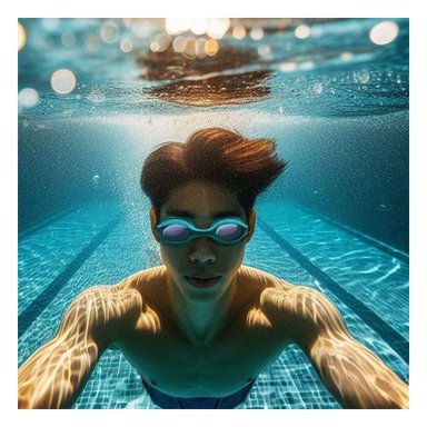 ANTEOJOS NATACIÓN RYBIU MG-1600 UTIL PISCINAS EN CELESTE + LIGAS REGALO