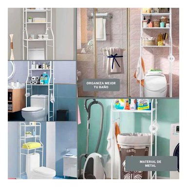 ESTANTERÍA RYBIU HO30746 BLANCO FUNCIONAL + POST-IT ADHESIVOS