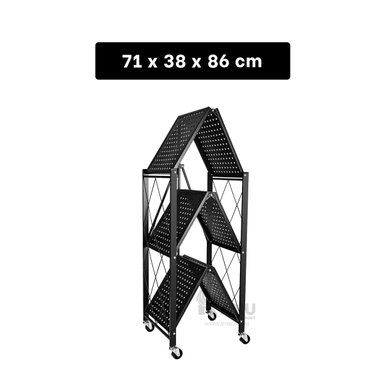 MUEBLE RYBIU HO30748 NEGRO PLEGABLE + REGALO LIGAS PEINAR - 5