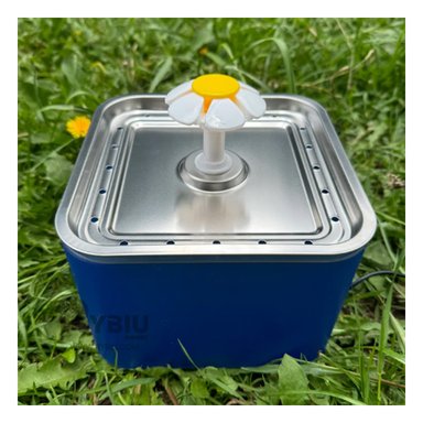 FUENTE BEBEDERO DE MASCOTAS EN AZUL Y+REGALO STICKERS