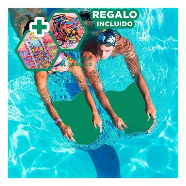 SOPORTE NATACIÓN RYBIU ST-23 FLOTANTE GRAVITAL VERDE + BANDERITAS ADHESIVAS