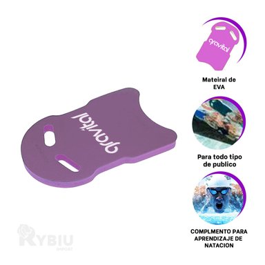 PLANCHA NATACIÓN RYBIU ST-23 VERSATIL NADADORES LILA + GIFT STICKERS