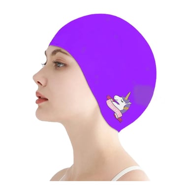 CASCO RYBIU MG-SC-4603A UNICORNIO + BANDERITAS ADHESIVAS LILA - 2