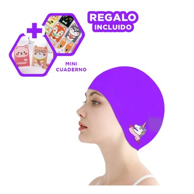CUBRECABELLO RYBIU MG-SC-4603A ERGONOMICO NATACION + GIFT MINIAGENDA LILA