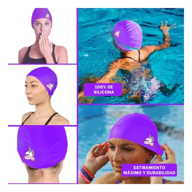 CASCO RYBIU MG-SC-4603A JOVENES COMODO + LIGAS REGALO LILA - 5