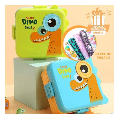 TAPER PERFECTO PARA COLEGIO 1600ML VERDE Y+PAPEL DE REGALO