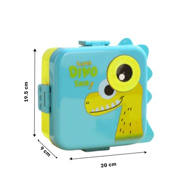 PACK9 LONCHERA PARA NIÑOS 1600ML CELESTE Y+LIGAS DE REGALO - 5