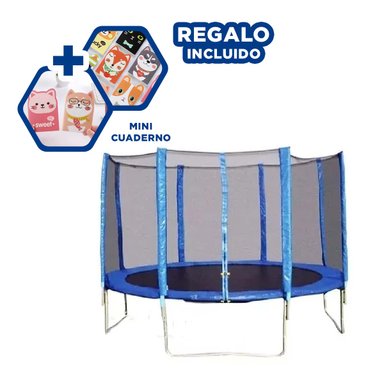 TRAMPOLIN POTENTE Y DE GRAN SALTO ALTISIMO Y+REGALO AGENDITA - 1