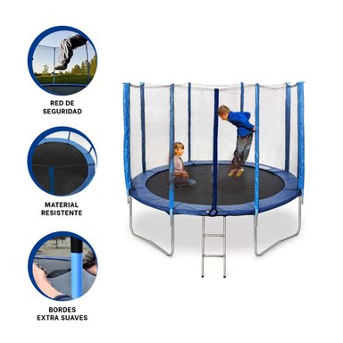 TRAMPOLIN POTENTE Y DE GRAN SALTO ALTISIMO Y+REGALO AGENDITA - 4