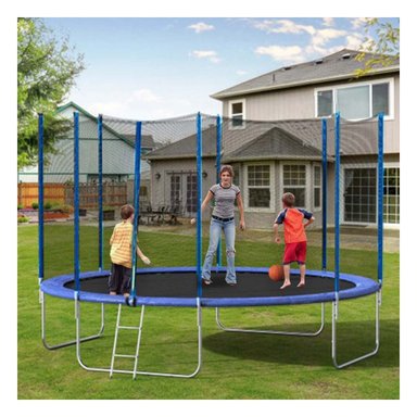 TRAMPOLIN INFANTIL 366X265CM CON RESORTES PROTEGIDOS PARA SU SEGURIDAD Y+POST IT - 3