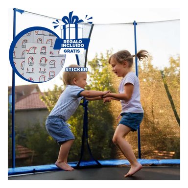 TRAMPOLIN FLEXIBLE CON DEMASIADA SEGURIDAD Y+GIFT STICKERS - 1