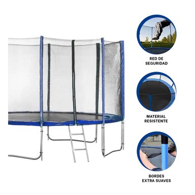 TRAMPOLIN FLEXIBLE CON DEMASIADA SEGURIDAD Y+GIFT STICKERS - 4